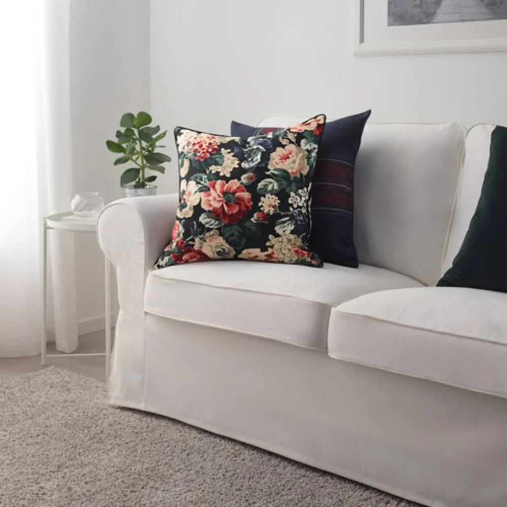 2 Ikea LEIKNY Pillow Cushion Cover 20